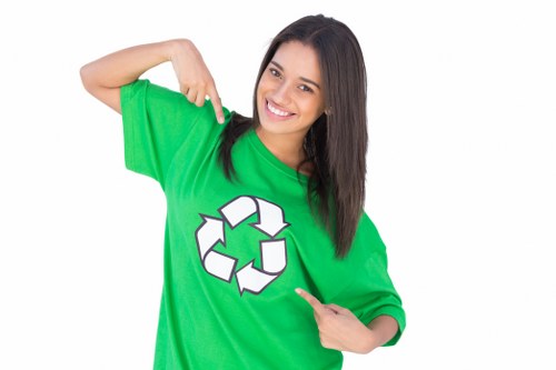 Recycling process for construction materials